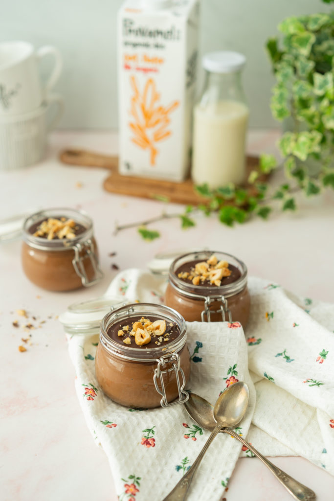 Crème chocolat-noisettes sans lactose