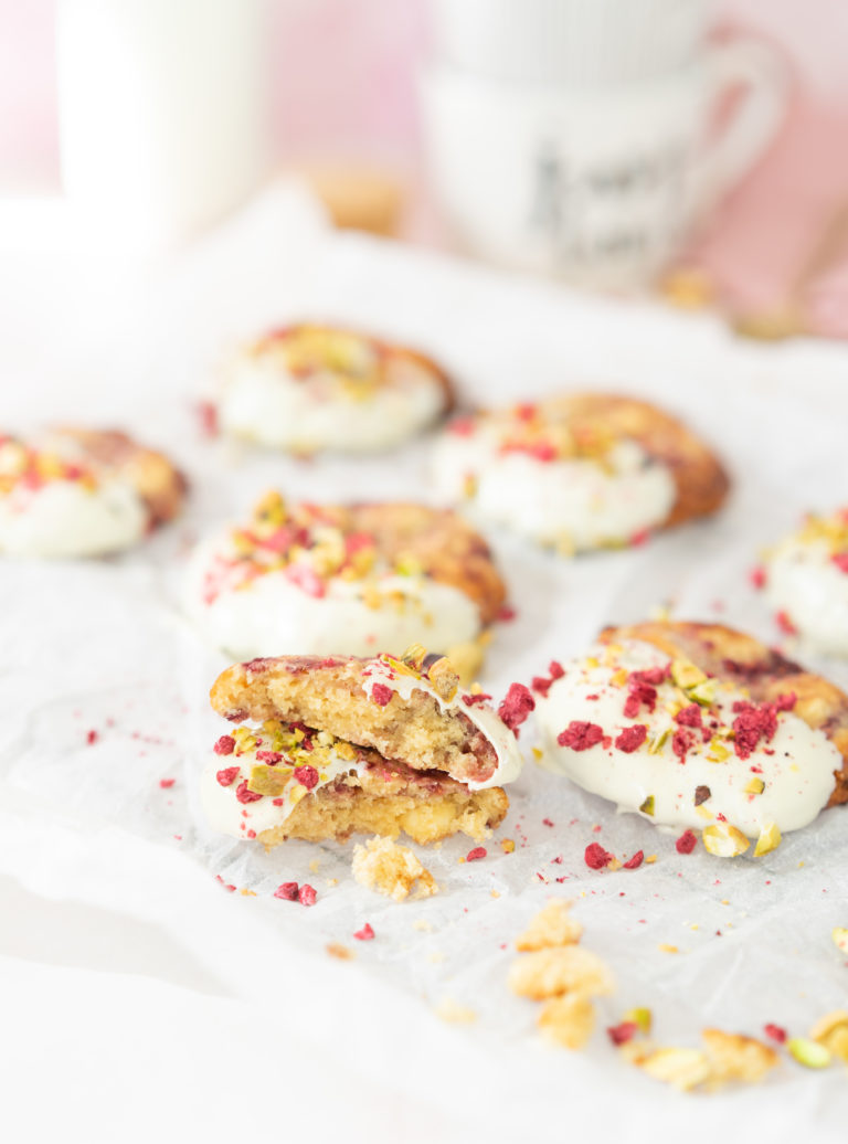 Cookies Aux Framboises Et Chocolat Blanc Simply Morane