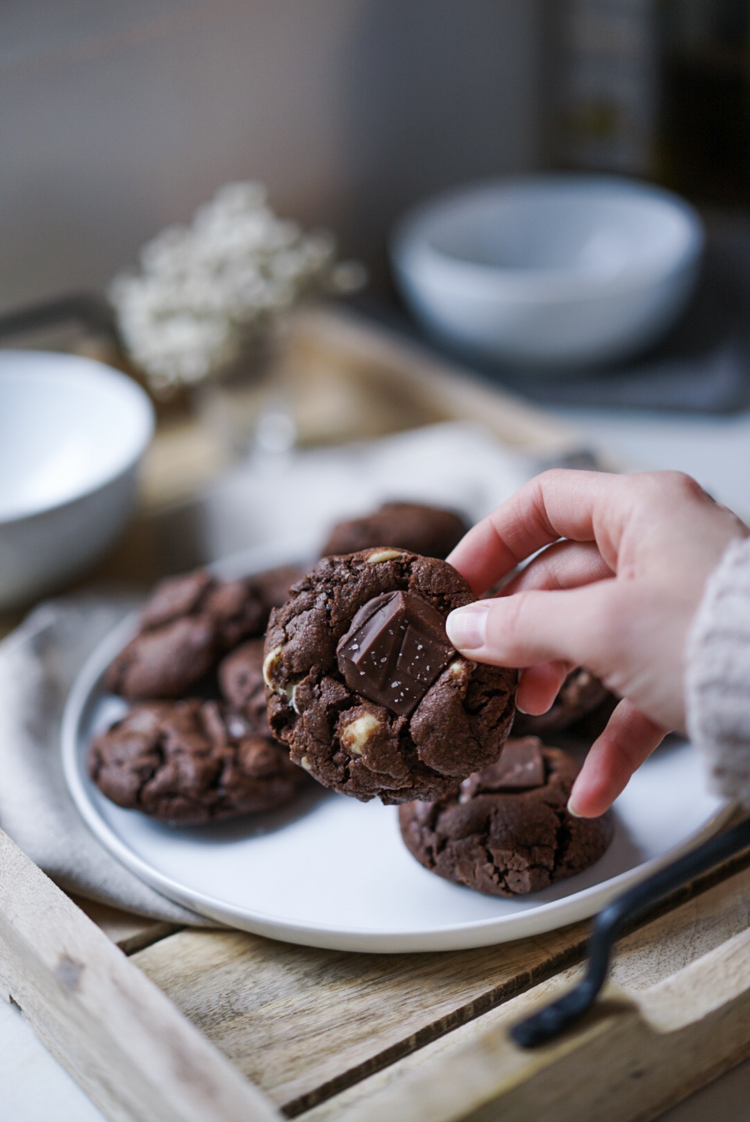 Cookies chocolat brownies