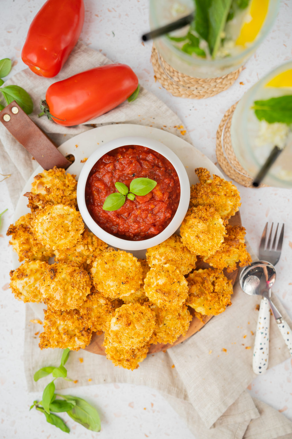 Girasoli croustillants et sauce tomate épicée Simply Morane